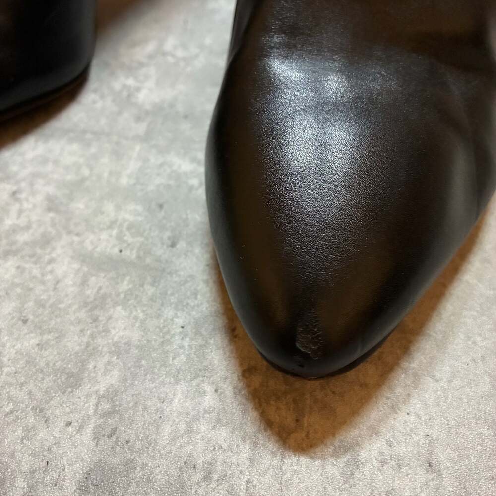 Franco Sarto A-Fancy Black Block Heel Ankle Boots Size 7M - Picture 6 of 7